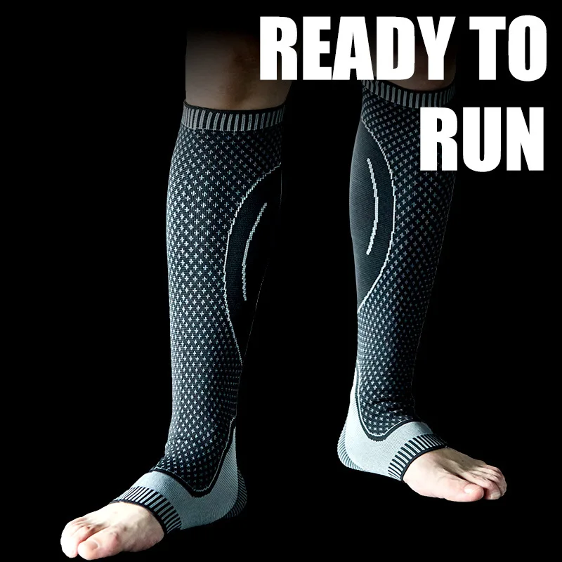 

1Pair Professional Running Shin Guards Protective Compression Legs Calf Ankle Support Cycling Sports Safety Soccer Shinguard