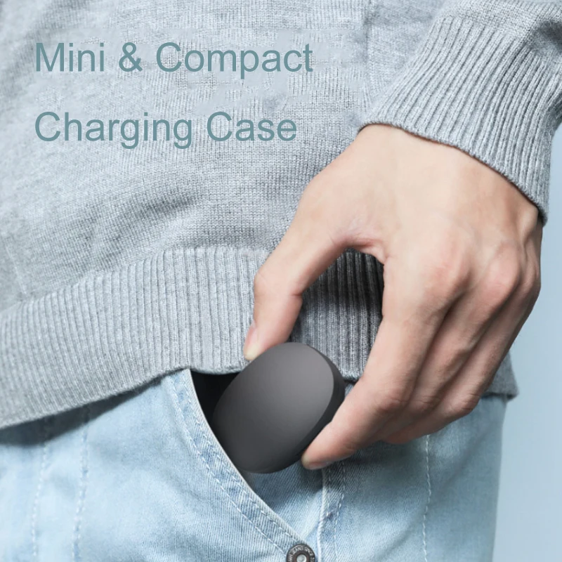 Беспроводная связь Bluetooth V5.0 светодиодный дисплей зарядный чехол для Xiaomi iPhone Samsung