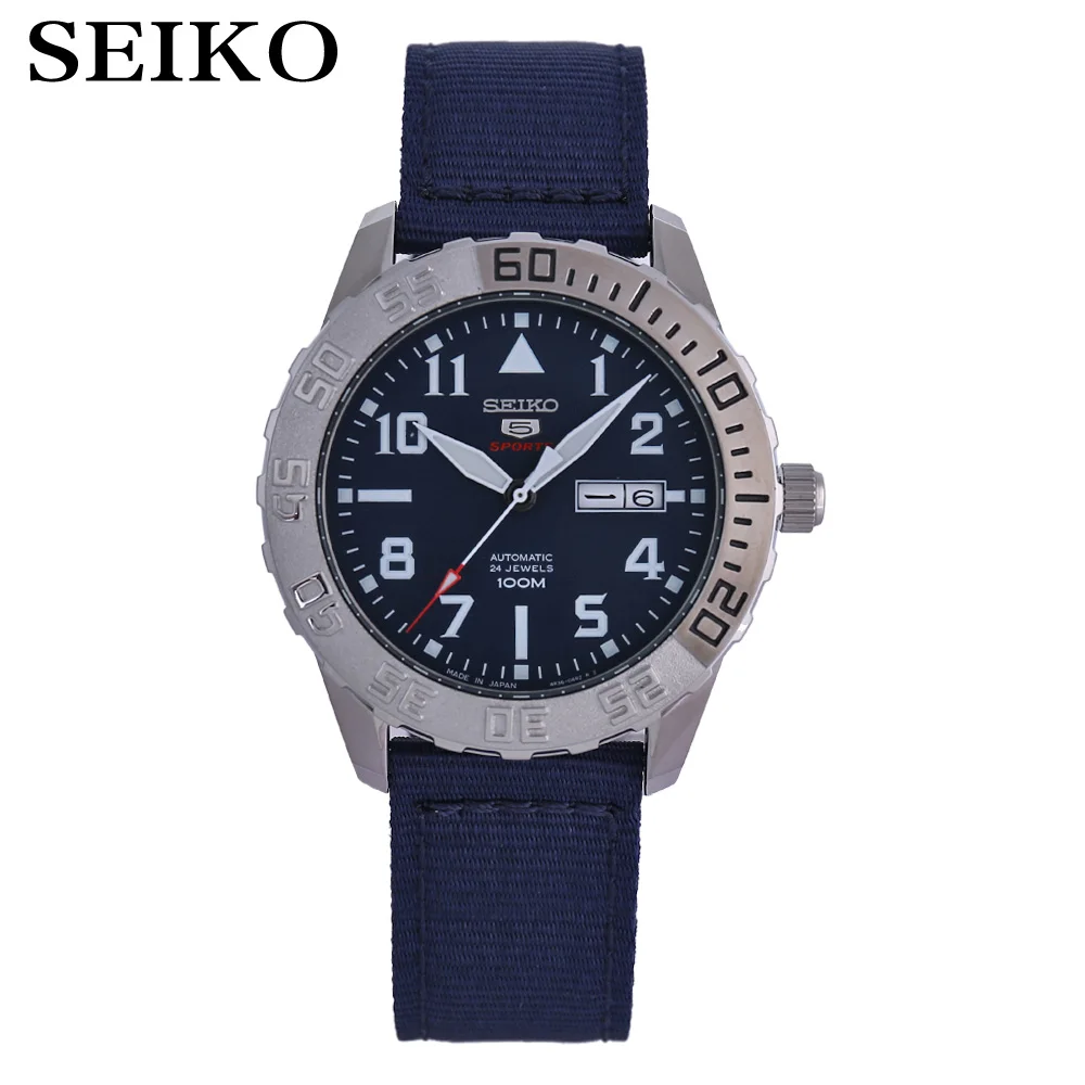 Seiko часы мужские 5 автоматические часы лучший бренд класса люкс водонепроницаемые спортивные механические наручные часы мужские часы relogio masculino reloj hombre erkek kol saati montre homme zegarek meski SRP637K1 - Цвет: SRP759J1-A