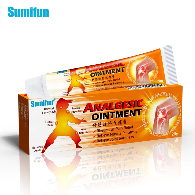 

20 г Sumifun обезболивающая мазь для суставов спины колена крем для облегчения боли при ревматоидном артрите искусственный пластырь для ухода з...