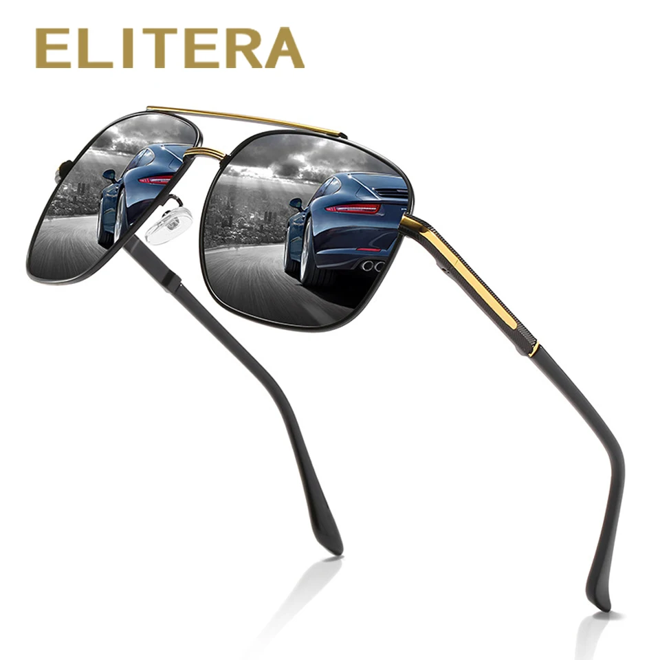 

ELITERA брендовые классические солнцезащитные очки Квадратные поляризованные солнцезащитные очки Для мужчин, для вождения, мужские солнцезащ...