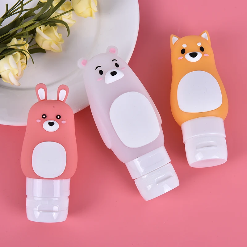 Популярная мультипликационная многоразовая бутылка для животных портативный