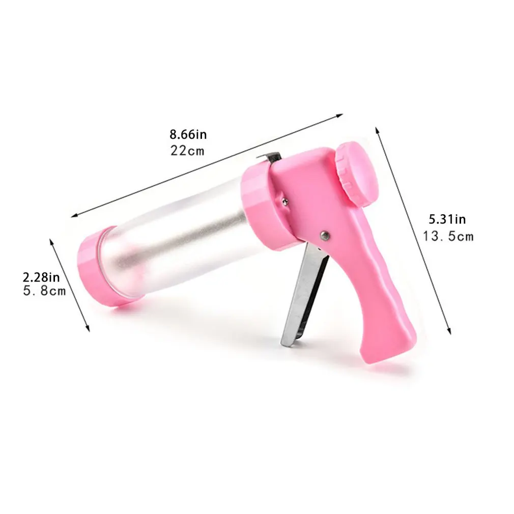 

Multifunctional Stainless Steel Sugar Paste Extruder Craft Gun Home DIY Baking Fondant Cake Sculpture Polymer Clay Tools