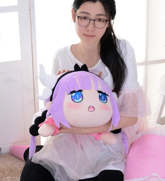 Miss Kobayashi's Dragon Maid Канна Камуи косплей игрушка-талисман 54 см большая плюшевая мультяшная кукла