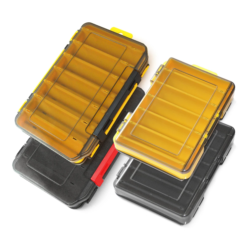 

4 PCS Fishing Lure Hook Case Double Sided Fishing Tackle Storage Box Fishing lure Case