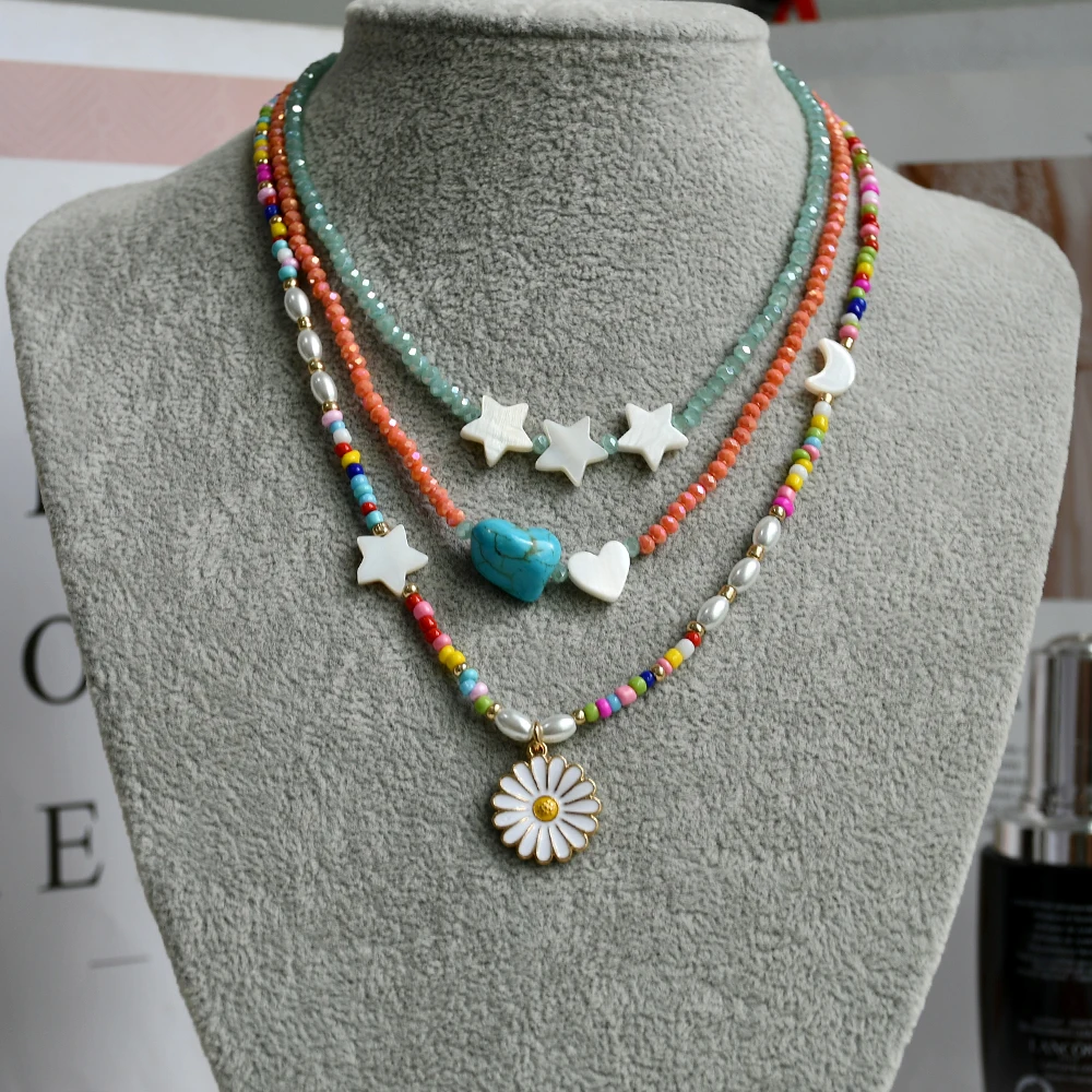 Женское колье в богемном стиле | Украшения и аксессуары