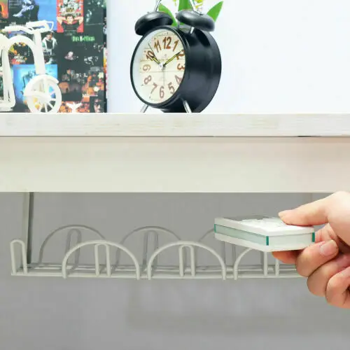 New Home Living Room Storage Rack Under Desk Cable Management Tray Wire Cord Power Strip Adapter Organizer Shelf | Дом и сад