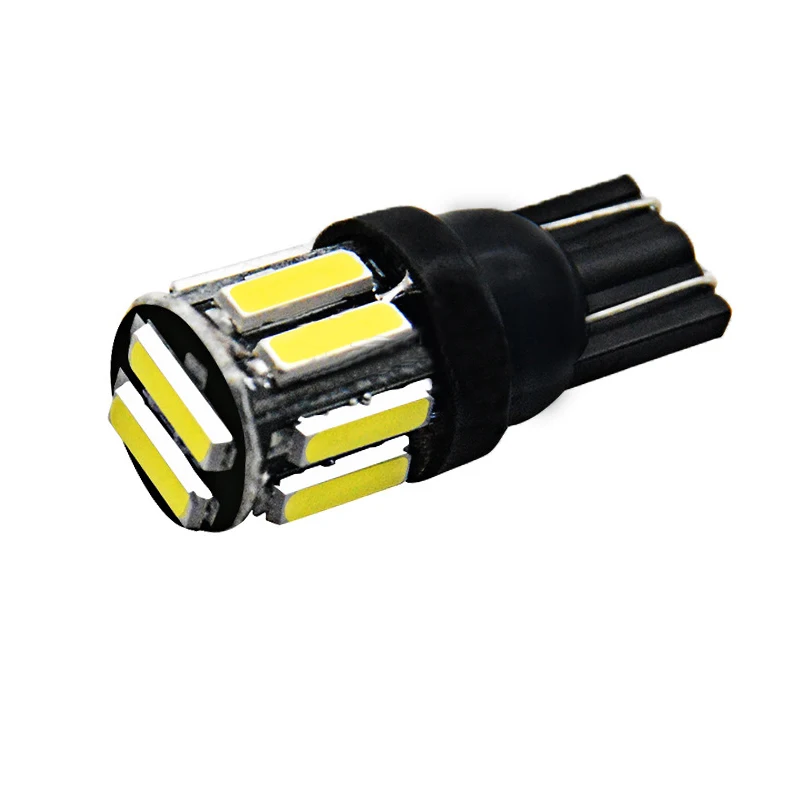 

2/6pcs T10 LED 194 168 W5W T10 7020 10SMD Car Wedge Replacement Reverse Instrument Panel Lamp White Bulbs Clearance Lights 12V