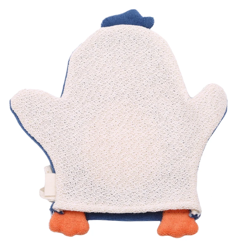 Мягкая Детская щетка для ванны с рисунком лисы и пингвина перчатка душа