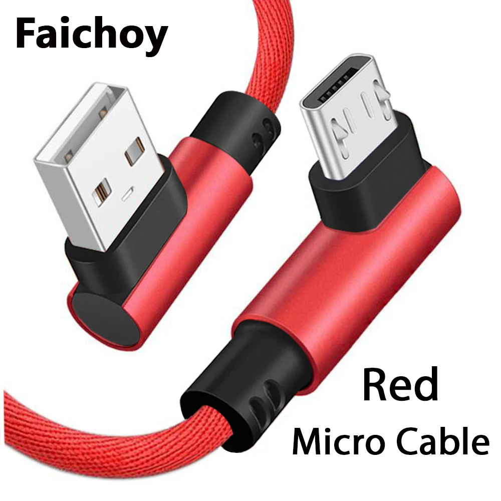 Кабель с разъемом USB типа C микро мобильный телефон кабель нейлоновой 90 градусный