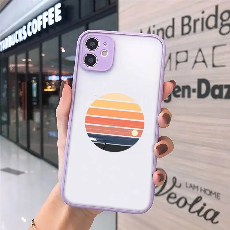

Hot Sea wave surf summer surfing ocean Phone Cases Matte For iPhone 12 Mini 11 Pro XR XS Max 7 8 Plus X Hard PC Back Cover