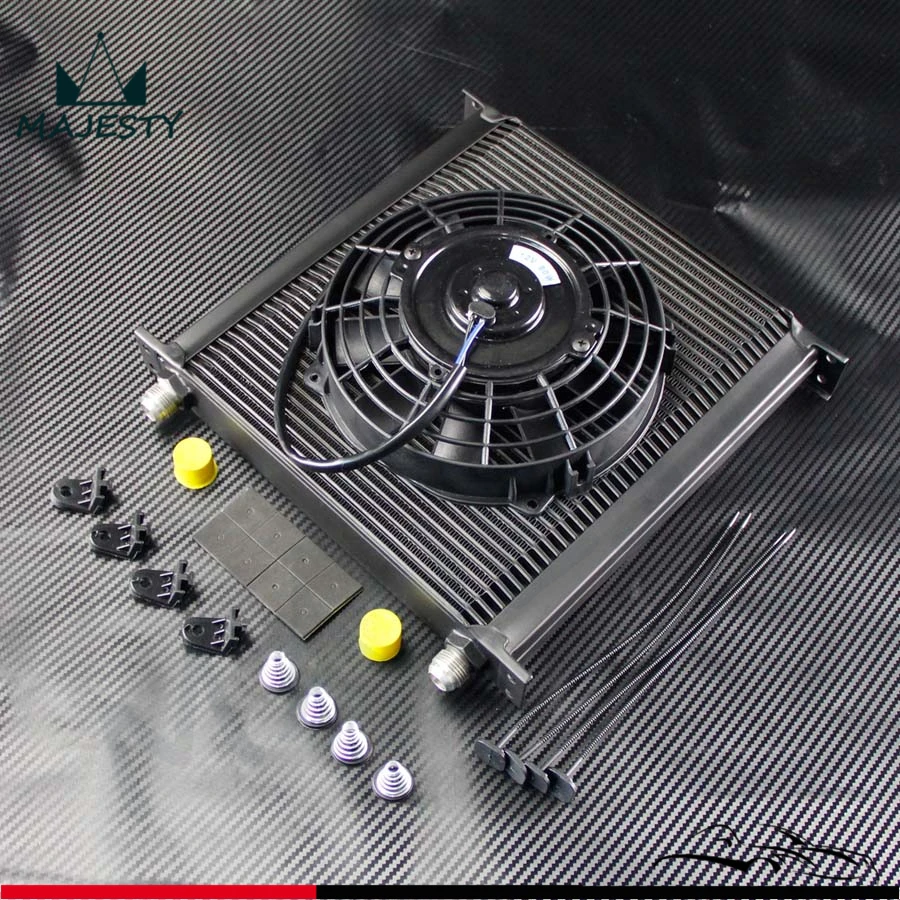 40 РЯД AN10 алюминиевый двигатель и трансмиссионный масляный радиатор + 7