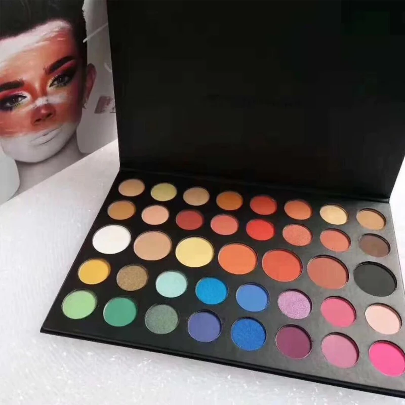 Новинка, тени для век James Charles Makeup Artist, 39 цветов, палитра теней для век, натуральный стойкий блеск, сияющая косметика для красоты