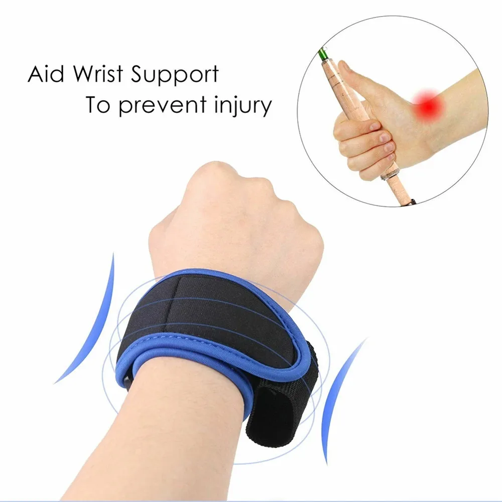 

Fly Fishing Casting Wrist Support Soft Elastic Cushion Attachment Safety Preventing Wrist Injury Fishing Rod Tools Accessories