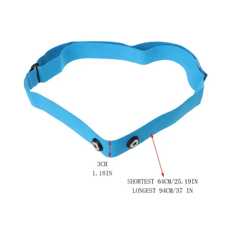 Регулируемый пульсометр Водонепроницаемый Bluetooth управление мягкий нагрудный