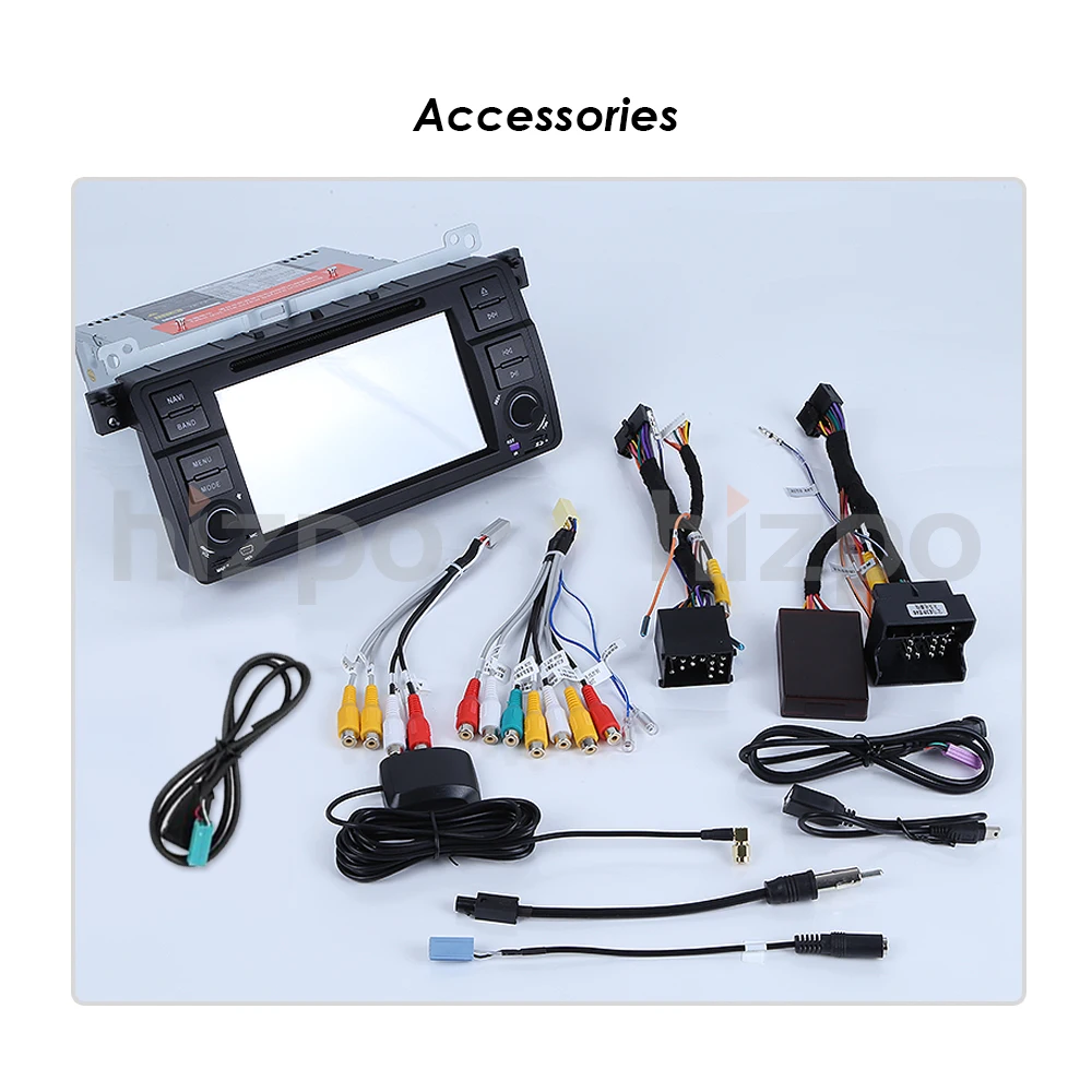 Hizpo 1 Din Android 9 0 автомобильный dvd плеер для BMW E46 M3 с gps Bluetooth Radio RDS USB руль Canbus TPMS 4G