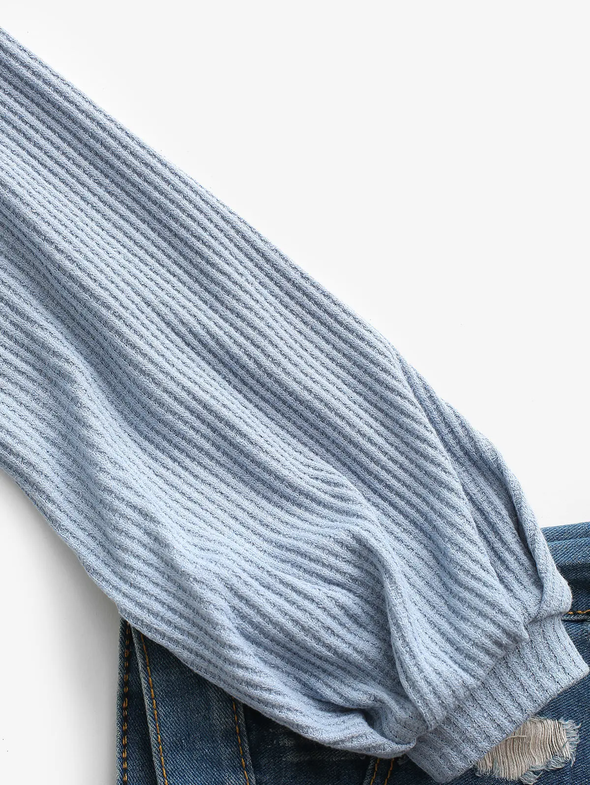 Женская трикотажная футболка из хлопка с длинным рукавом и V образным