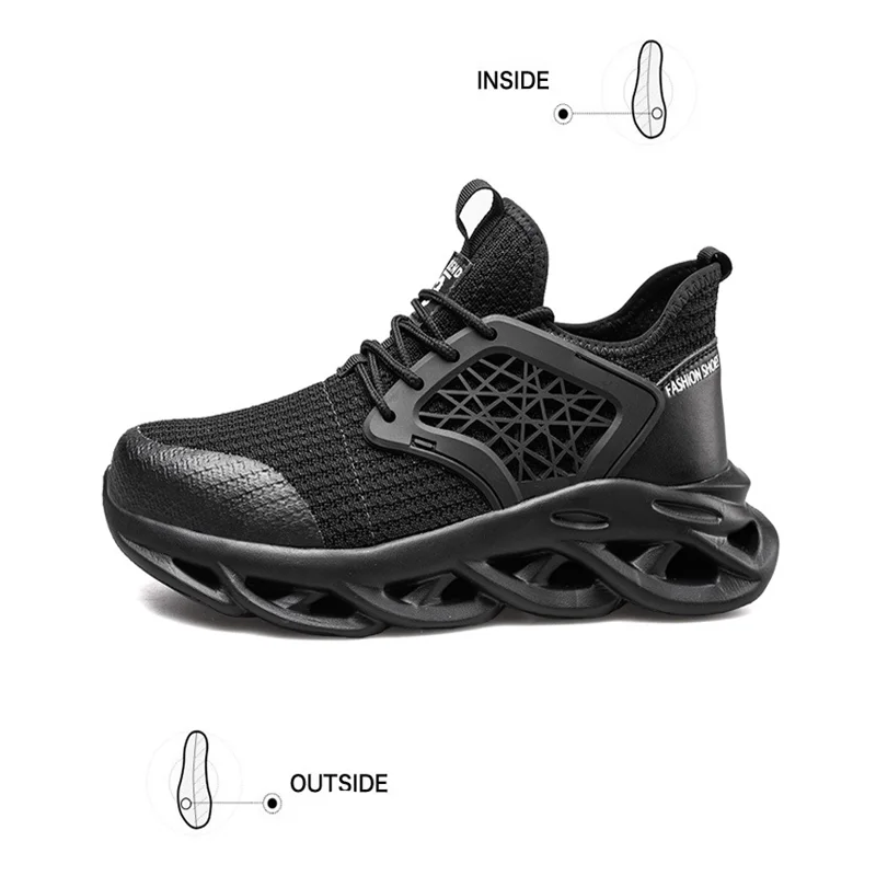 

SLUICING safety shoes anti smashing and anti piercing work shoes breathable outdoor anti slip wear resistant protective shoes