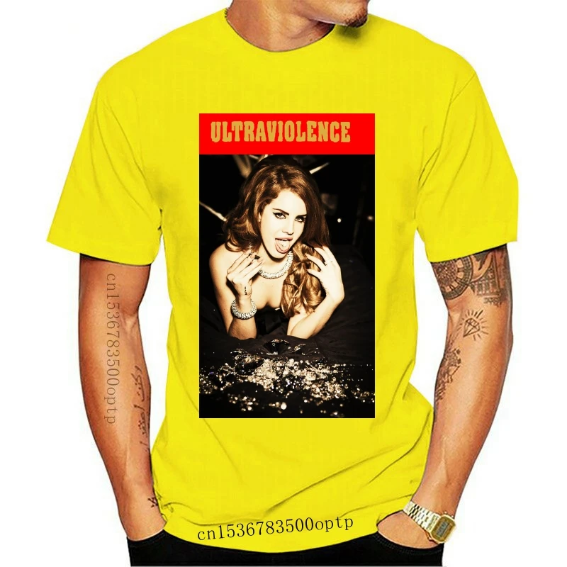 

New Pulp Fiction Poster Parody Ultra Violence Lana Del Rey Film Black T-Shirt For Youth Middle-Age The Elder Tee Shirt