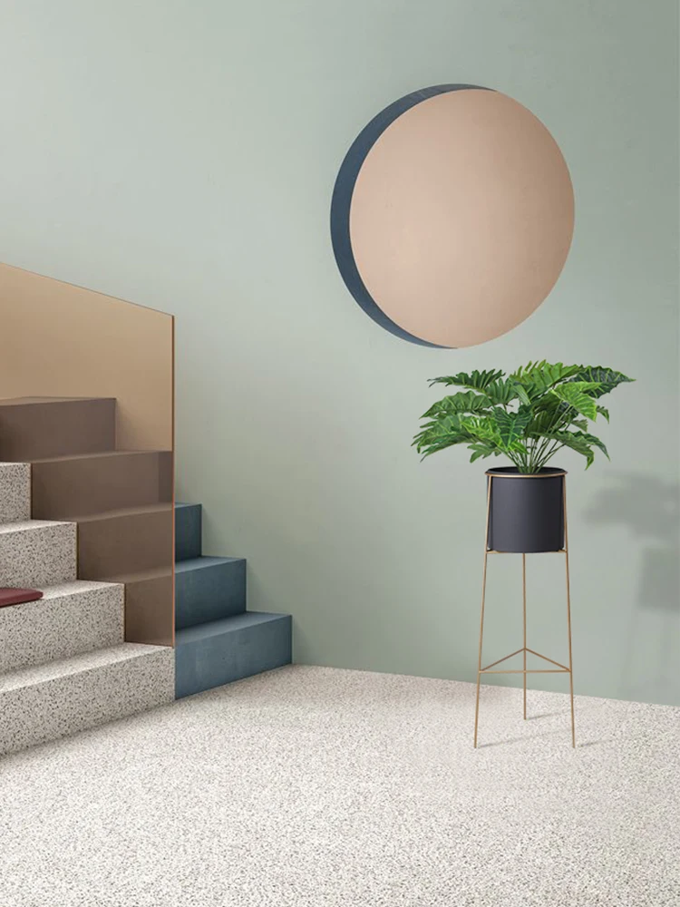 Скандинавская дизайнерская подставка для цветов кованая железная стойка