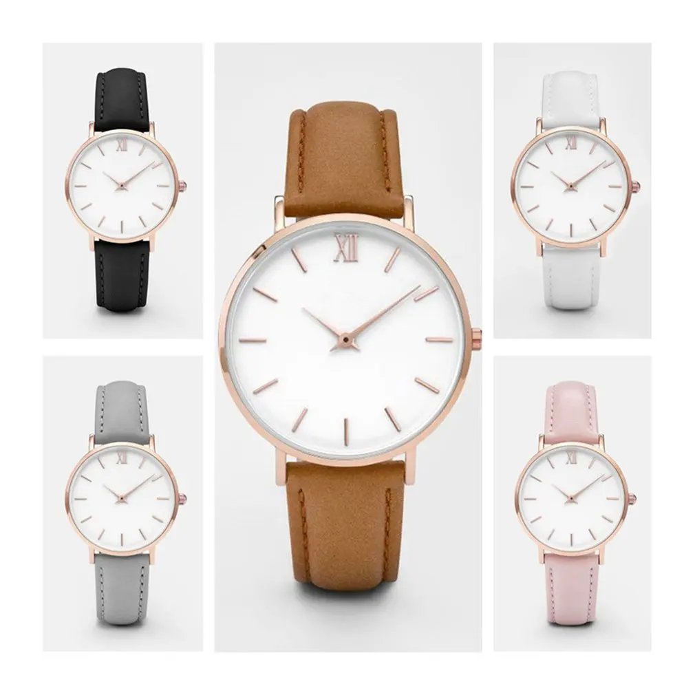 Женские кварцевые часы 40 мм простые женские с римскими шкалами европейские и те