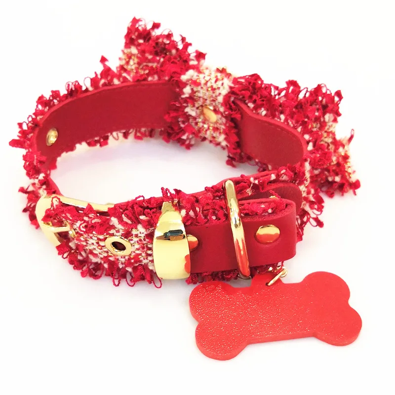 Ошейник для собак и кошек украшение со стразами классическое блестящее