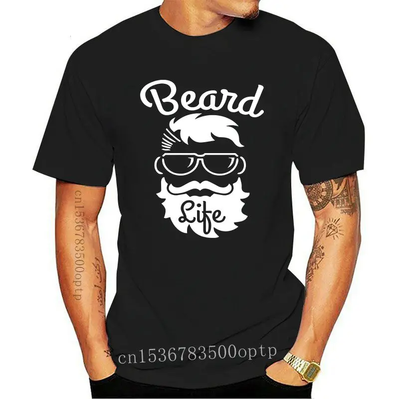 

2020 New Summer Casual Men T-shirt Beard Life Beard Lover T-shirt