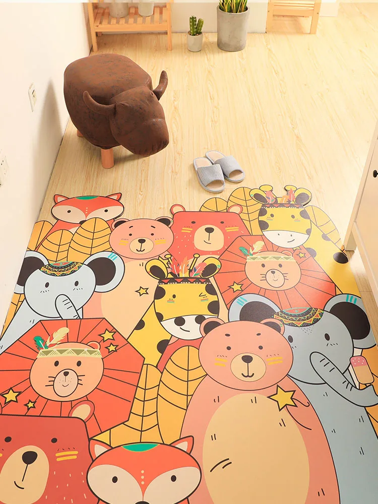 Кожаный коврик для входной двери ножек в дверь сетчатый мытья красных дверей с