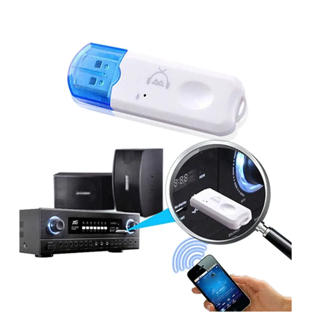 USB Bluetooth 2 1 приемник аудио стерео адаптер беспроводной Handsfree Dongle Комплект для