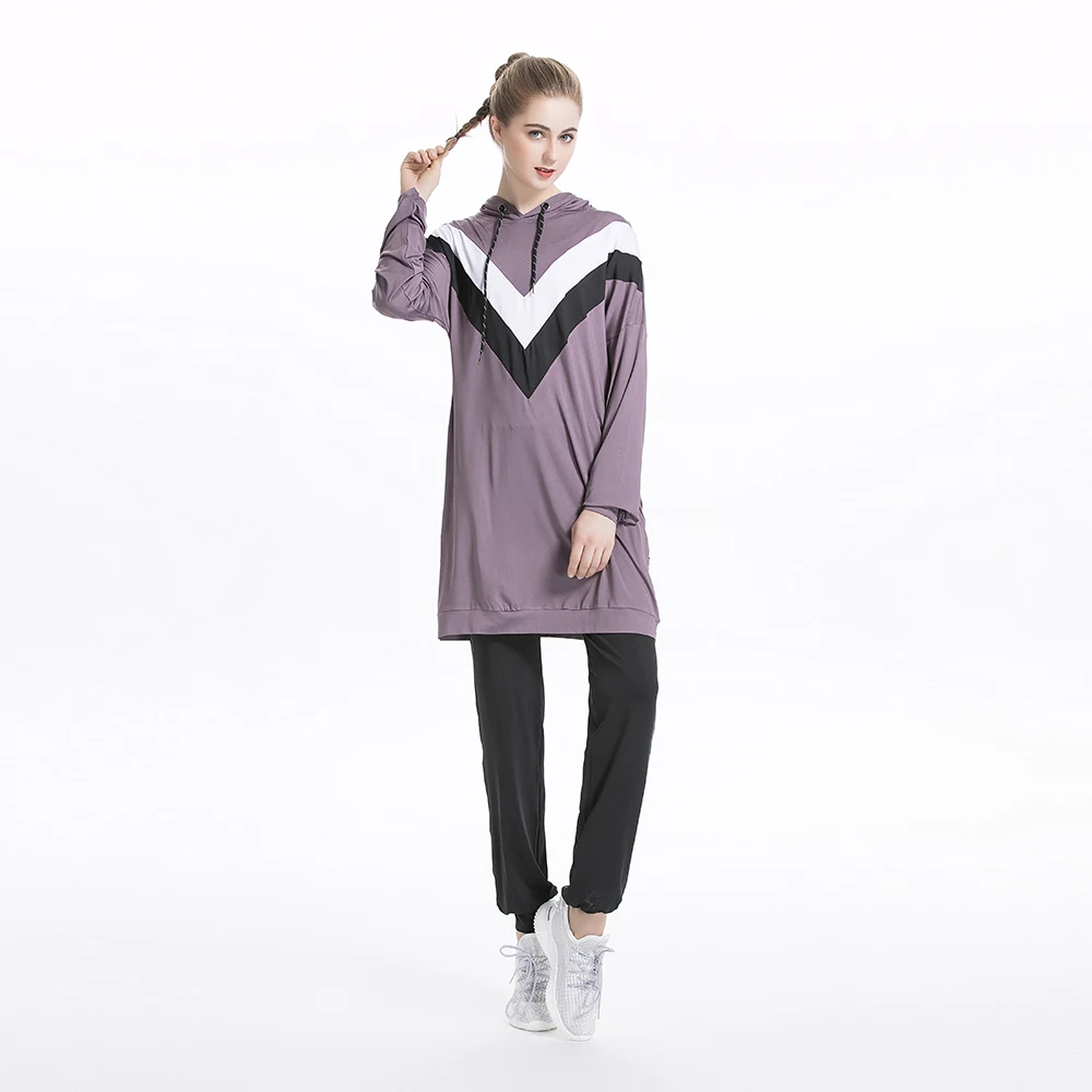 Мусульманские спортивные костюмы женские исламский спортивный костюм толстовки