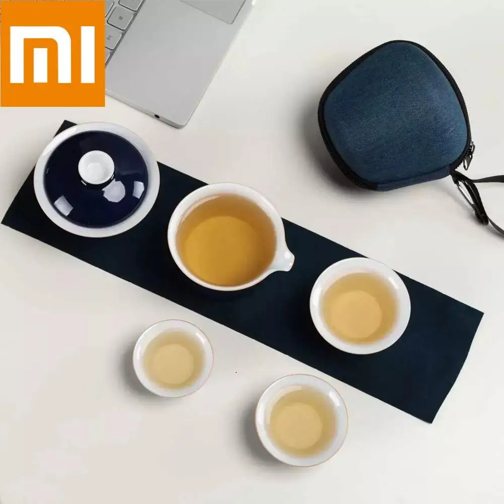 Портативные дорожные чайные сервизы Xiaomi Xiaopao для дома и офиса керамический