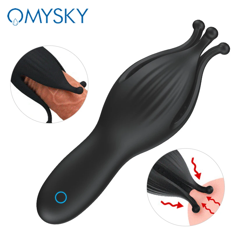 Мужской мастурбатор OMYSKY массажный вибратор для пениса мужчин стимулятор USB