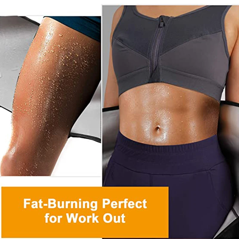 Thigh Trimmer Polymer Thermo Waist Trainer Leg Shaper Butt Lifter Hip Enhancer Shapewear Workout Slimming Belt Sweat Sauna Band