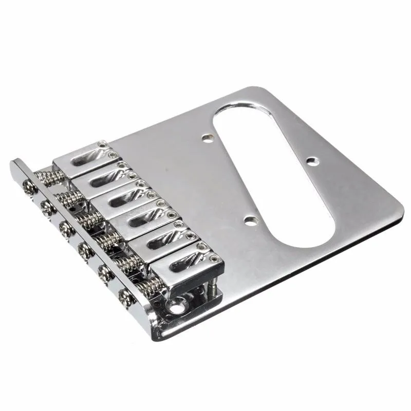 6 Saddles TL Chrome Guitar Bridge Gotoh Modern Electric Saddle for Telecaster Replacement Parts | Спорт и развлечения