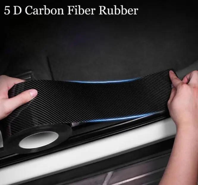 5D карбоновый автомобильный порог протектор для Ford Ranger C Max S Focus Galaxy Mondeo Transit Tourneo на