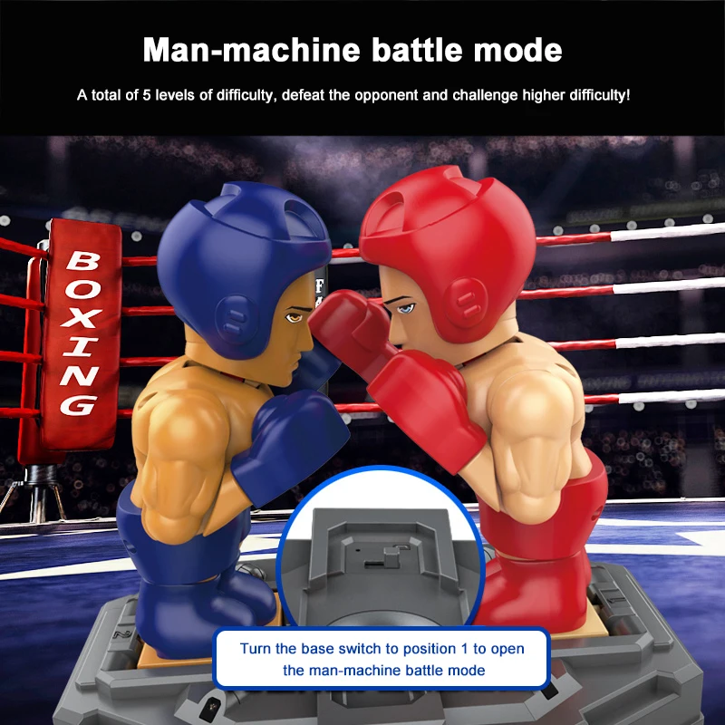 

Electric Remote Control Robot Toy Boxing Robot Fighting Game Double Game Kids Gift Table Game Children's Toy