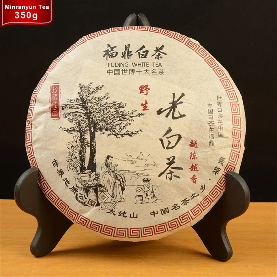 

350g High Quality White Tea Chinese Fujian Fuding Shoumei Tea Wild Old White Tea Green Food Lowering Blood Pressure Shoumei Tea