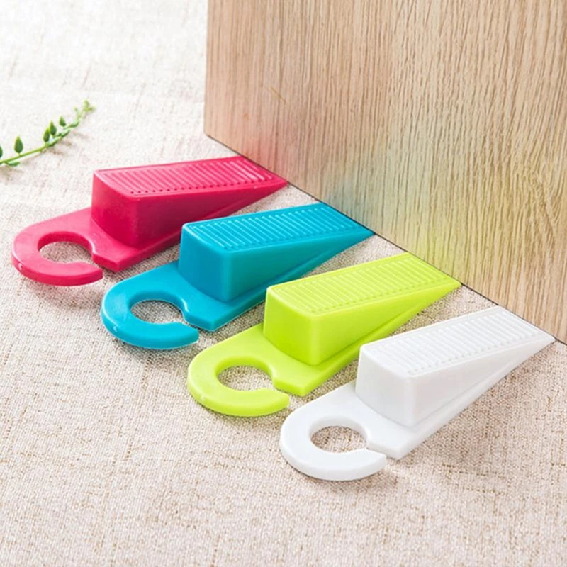 Tope de puerta antideslizante para ni&ntilde;os, Protector de seguridad para beb&eacute;s, conveniente dise&ntilde;o de rat&oacute;n, 1 unidad-1