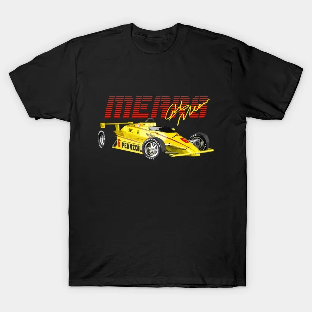 Крутая женская футболка Rick Mears 1984 размер от S до 5Xl винтажный подарок|Мужские