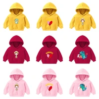 autumn winter baby boys girls hooded sweatshirt hoodie pullover hoody kids casual infant cartoon clothing children outerwear