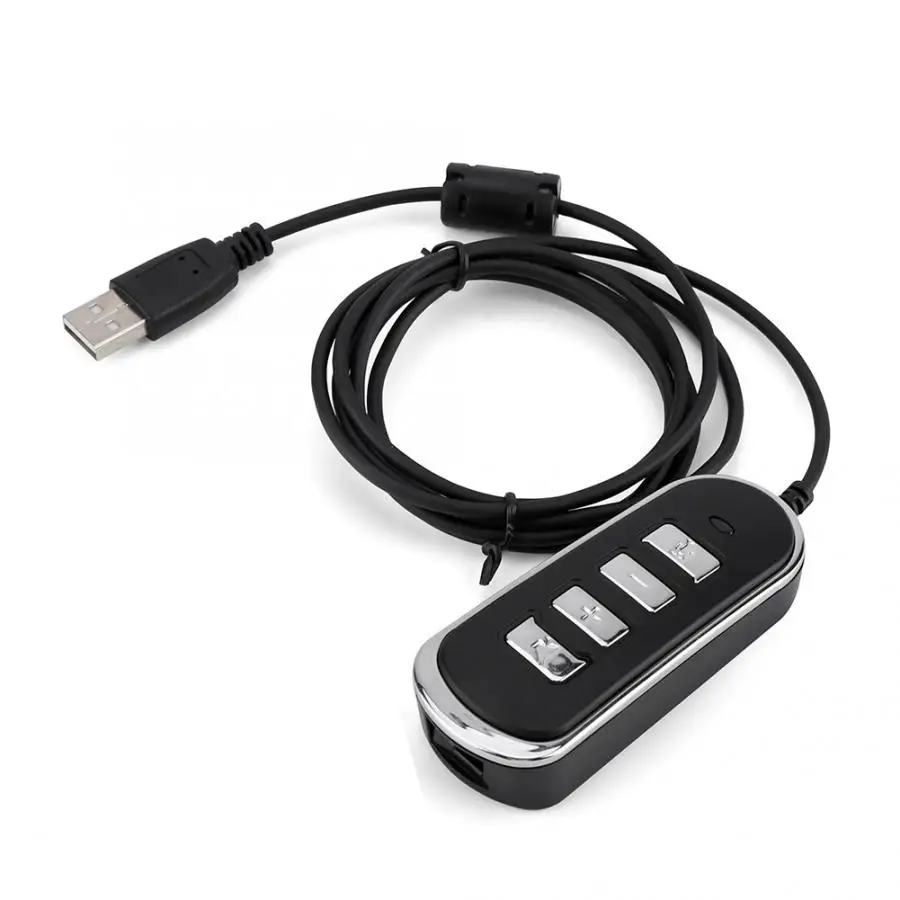 RJ9 к USB аудио наушники конверсионная линия компьютерные блок управления для