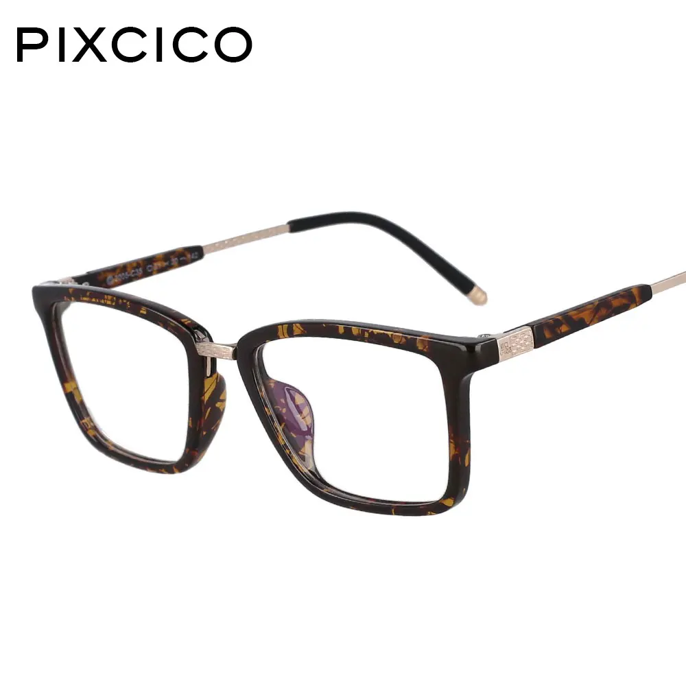 

53204 Luxury Men Square Glasses Frame Women Optical Fashion Computer Eyeglasses Ultralight