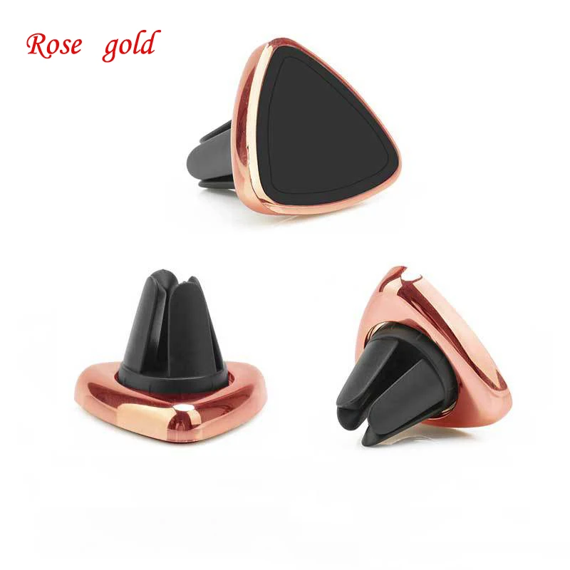 

Car Mobile Phone Navigation Bracket Triangle Air Outlet Bracket, ABS Vacuum Electroplating Car Mobile Phone Magnetic Bracket