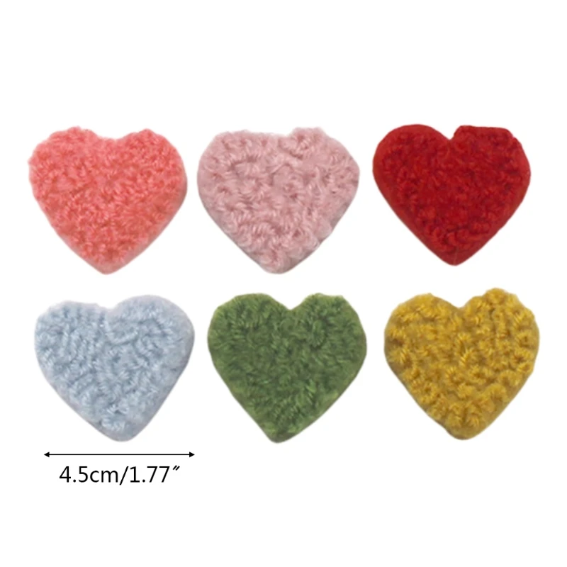 Accesorios de fotograf&iacute;a reci&eacute;n nacido coraz&oacute;n estrella lana DIY accesorios de fotograf&iacute;a de beb&eacute; amor coraz&oacute;n 5 unids/set-4