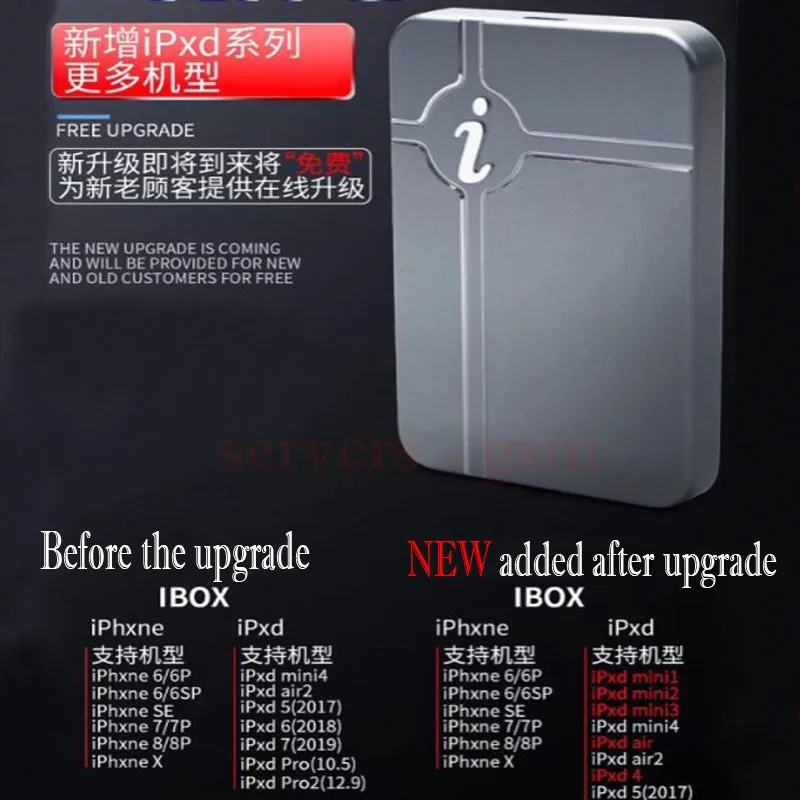 Оригинальная новая IP коробка Ip2020 поддерживает чтение и запись SN iPad