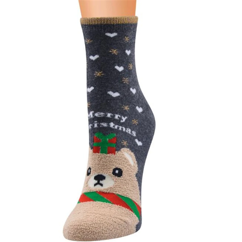 

Women Funny Christmas Socks Fashion Autumn Winter Women Christmas Socks Creative Santa Claus Snow Elk Happy New Year Gifts