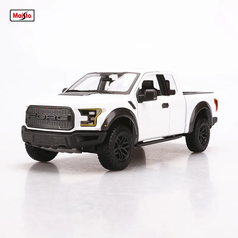 Пикап Maisto 1:24 Ford Raptor F150 Модель гоночного автомобиля из сплава модель украшение