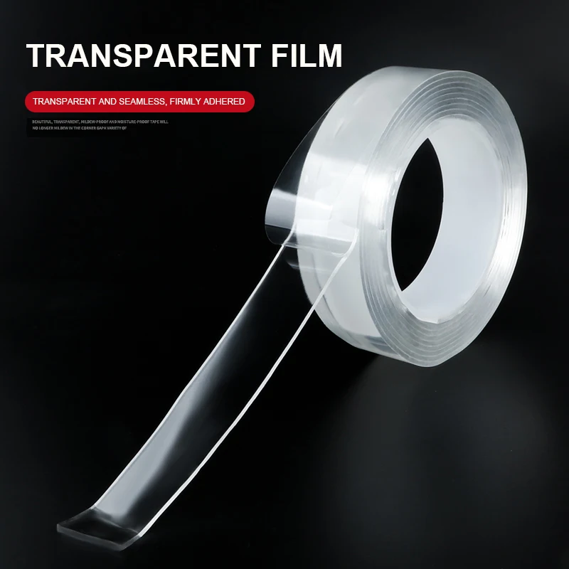 

1 Roll Nano Tape Sticker Double-sides Adhesive Tape Sticker For Car High Strength No Traces Waterproof Tape For Home Repair