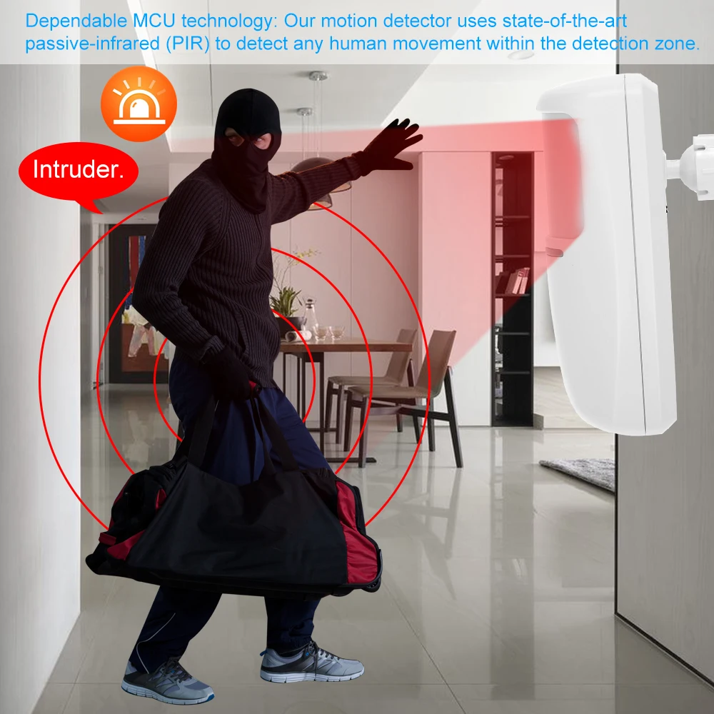 433 МГц беспроводной Wi Fi Шлюз хост и сирена 2 в 1 WIFI умная система охранной