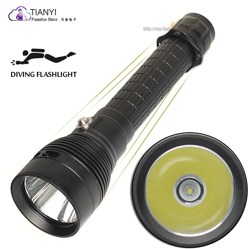 Фонарик для дайвинга с подсветкой лм светодисветодиодный SST40 можно перезаряжать